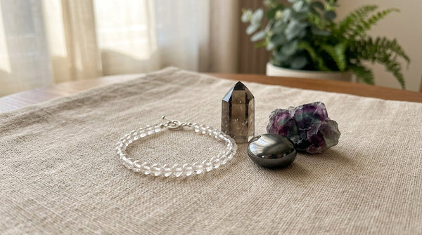 Crystal bracelet and protective stones for Mercury retrograde