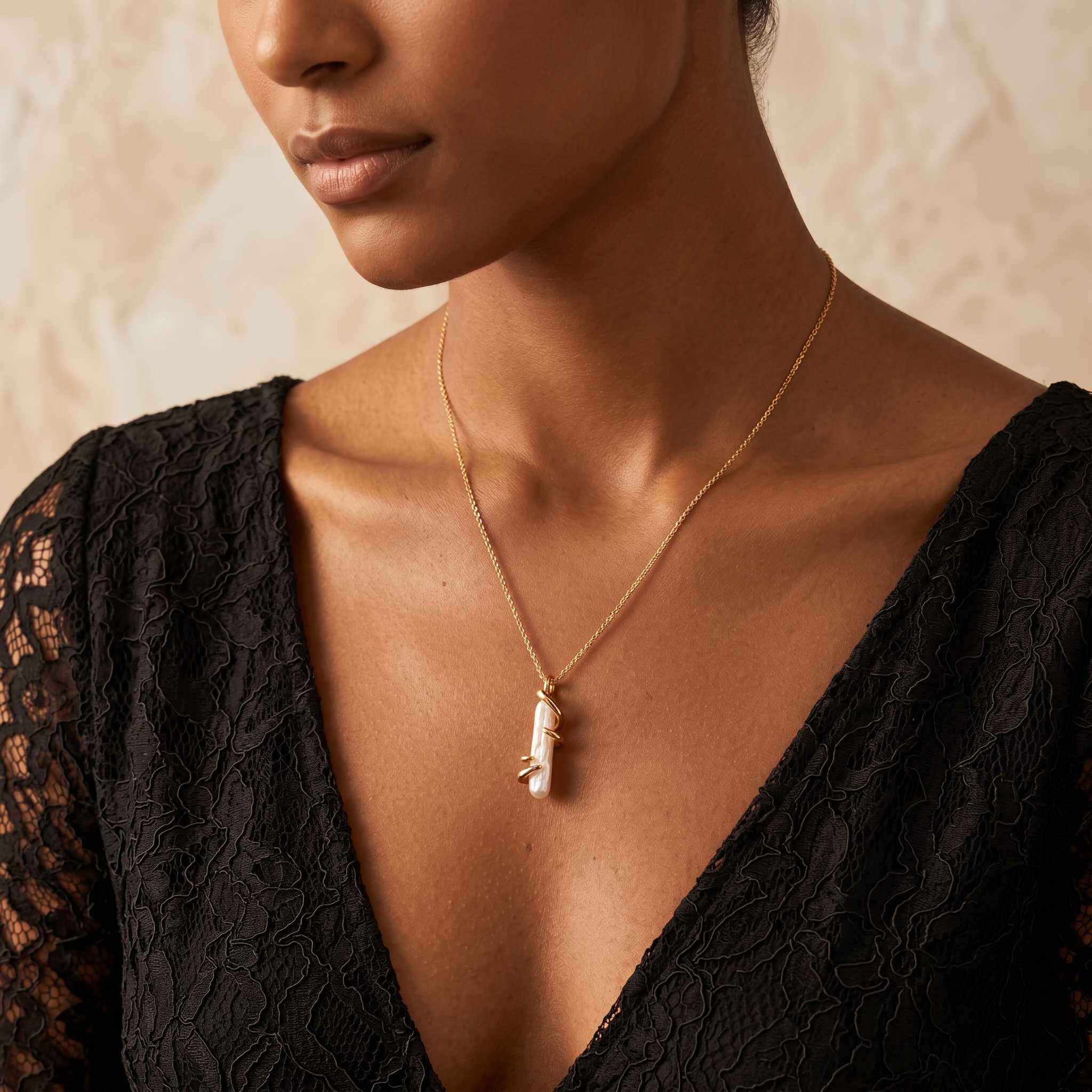 Ivory Light Pendant Necklace