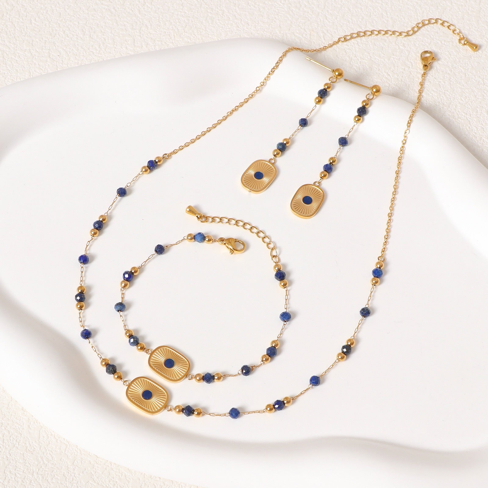 Lapis Lazuli Jewelry Set