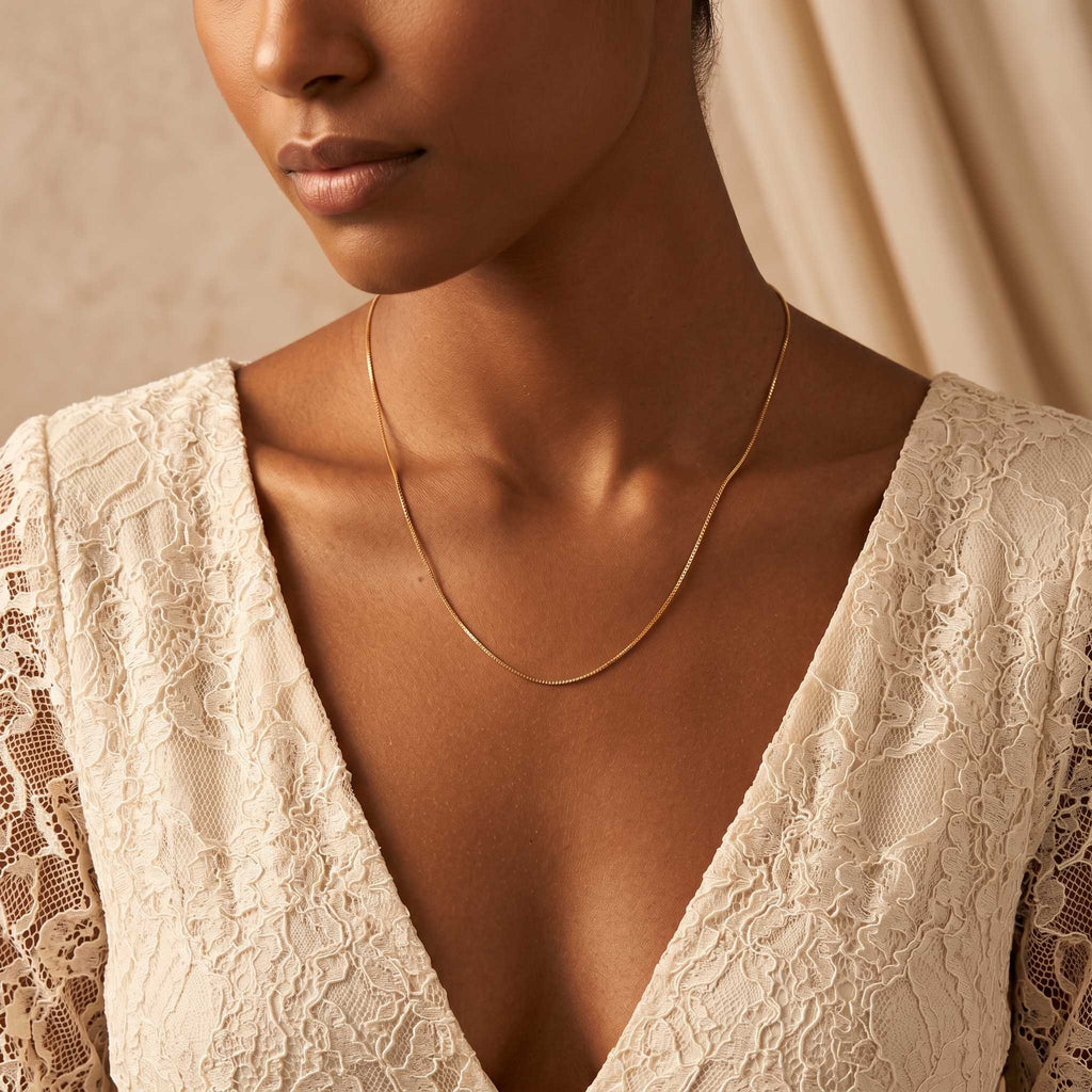Liquid Gold Snake Chain Necklace