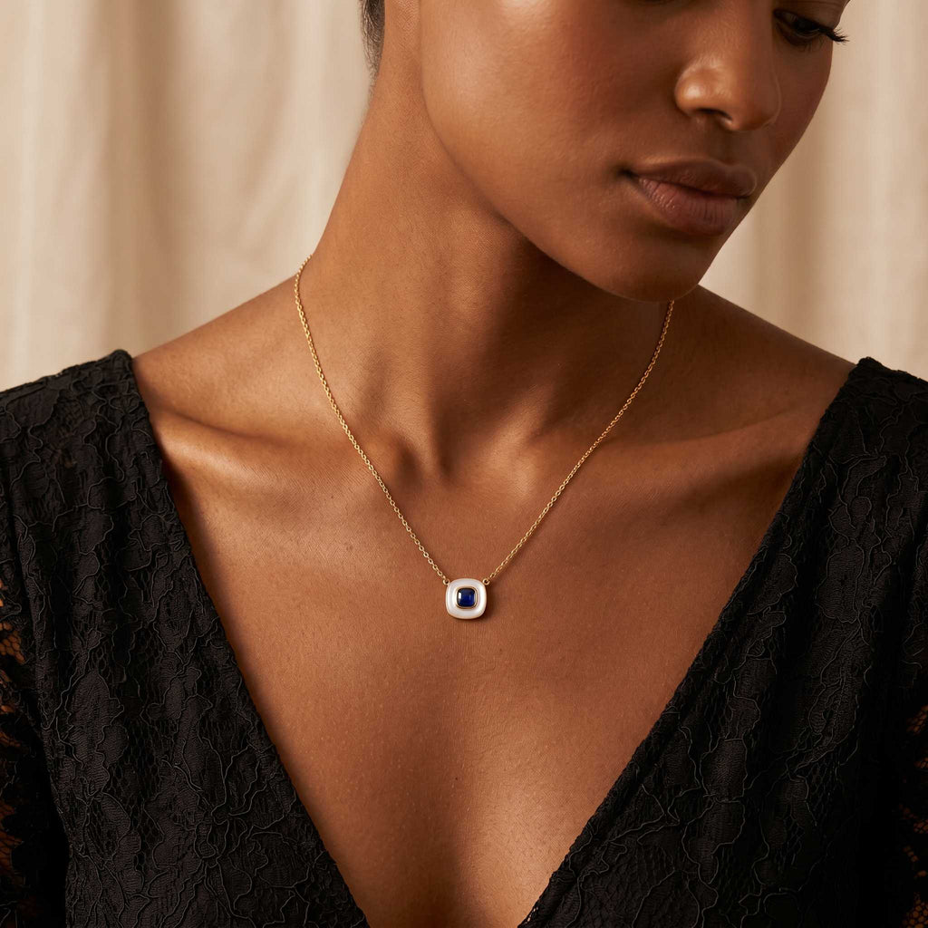 Ocean Luster Mother of Pearl Necklace