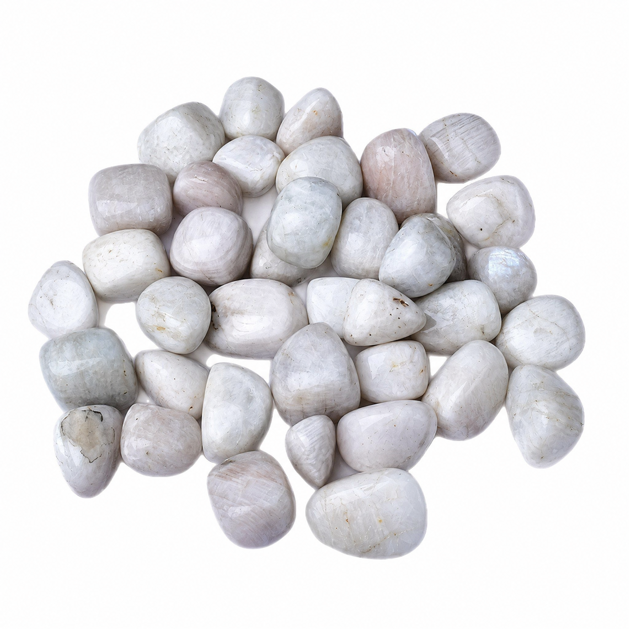 White Moonstone Tumbled Stone 6