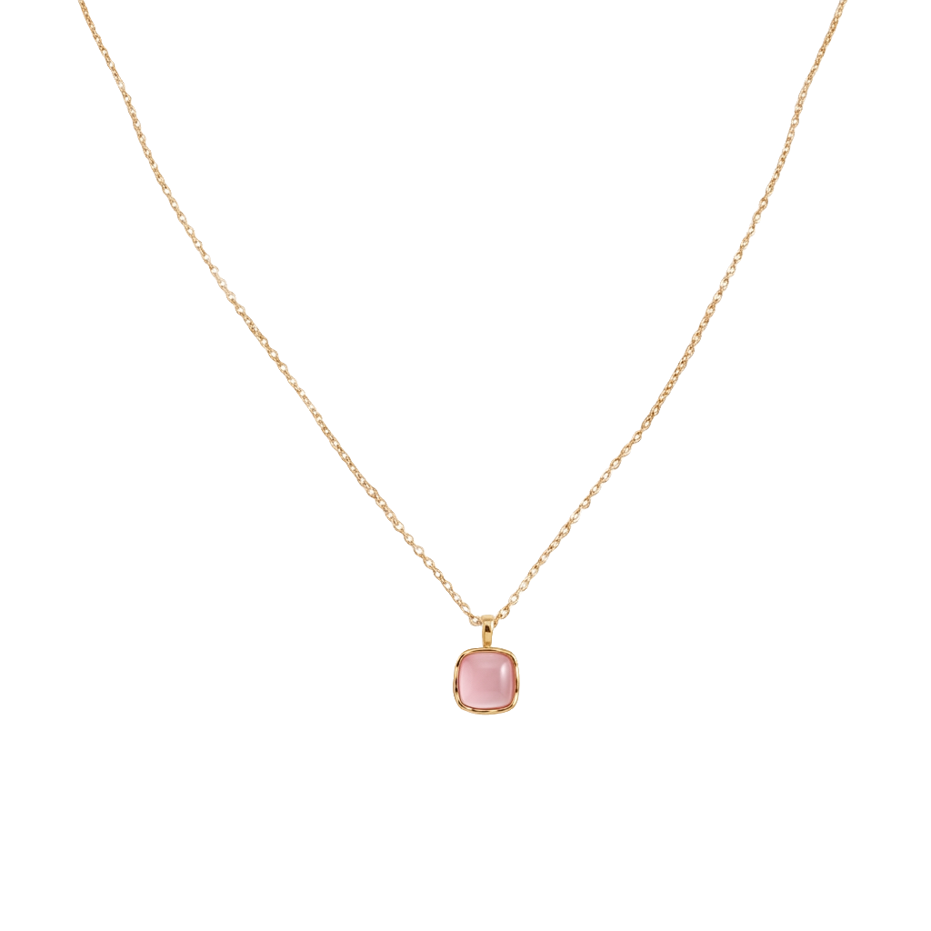 Tourmaline Necklace in 18K Gold Plated Copper