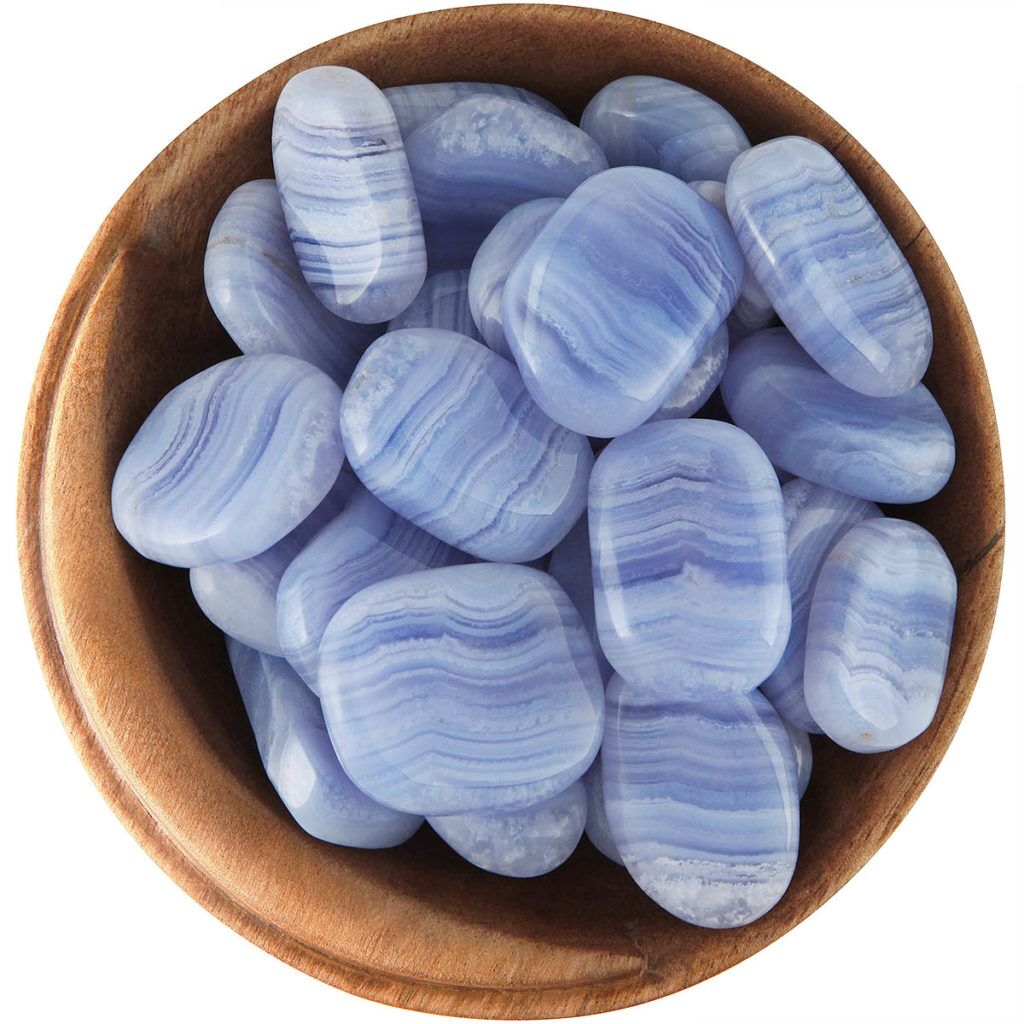 Blue Lace Agate crystal stone 2025