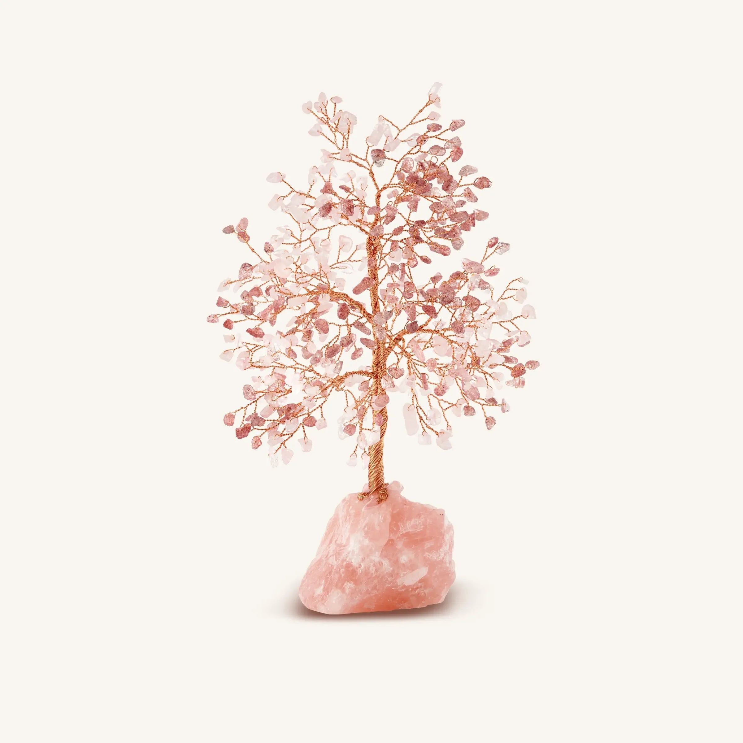 Spiritual Love - Rose Quartz Feng Shui Tree crystal stone 2025