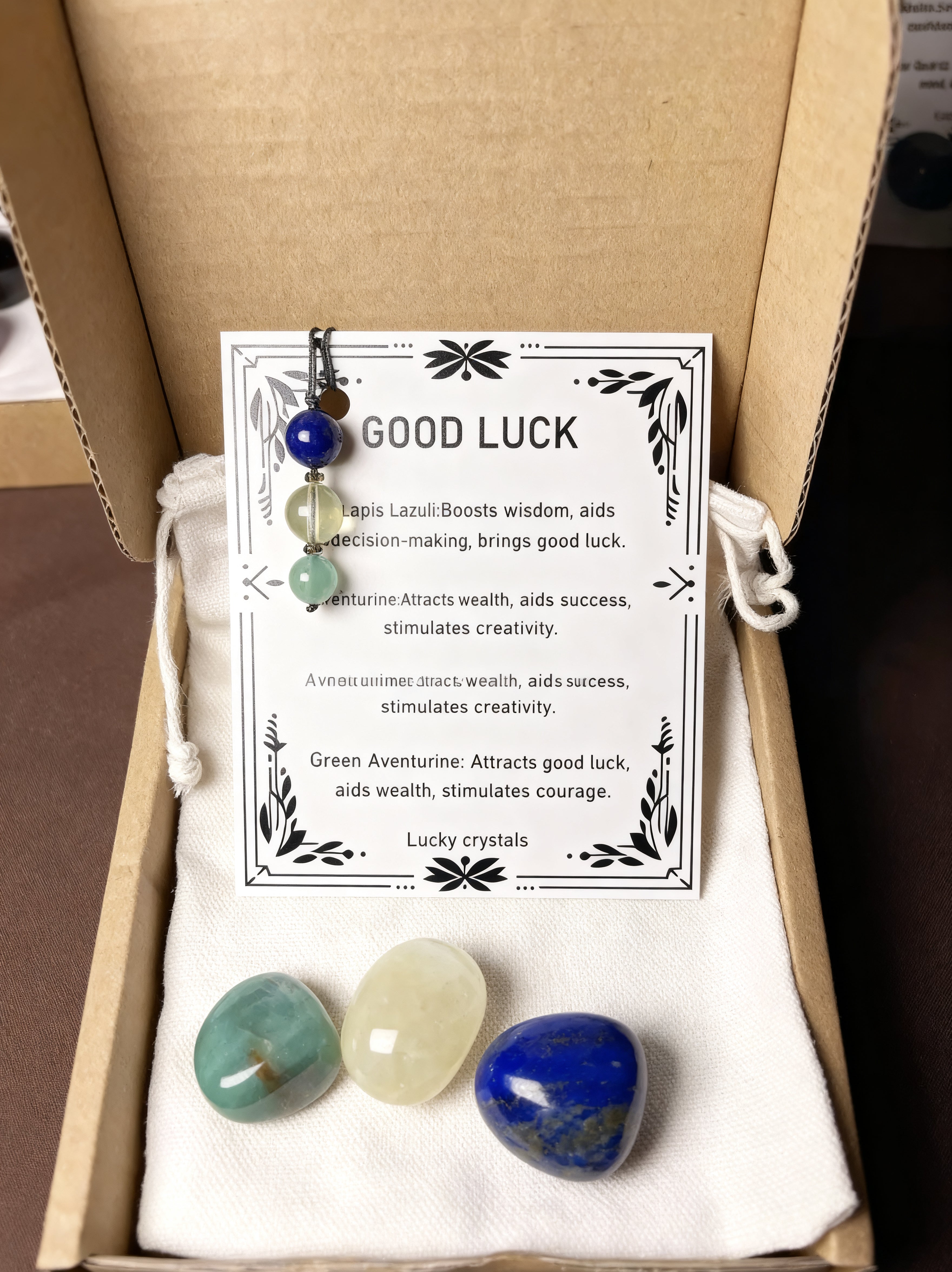 Good Luck Crystal Set