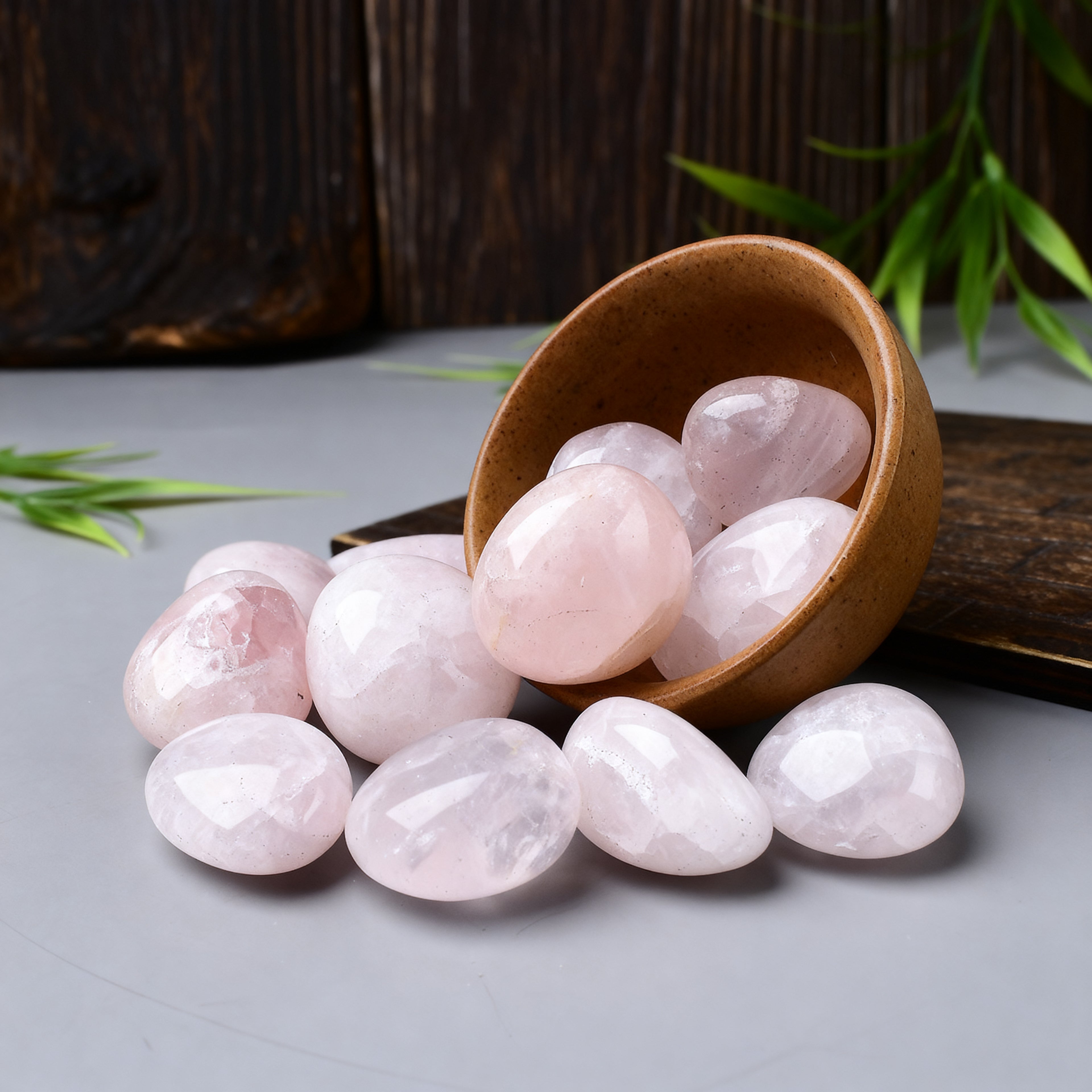 Rose Quartz Tumbled Stone 2