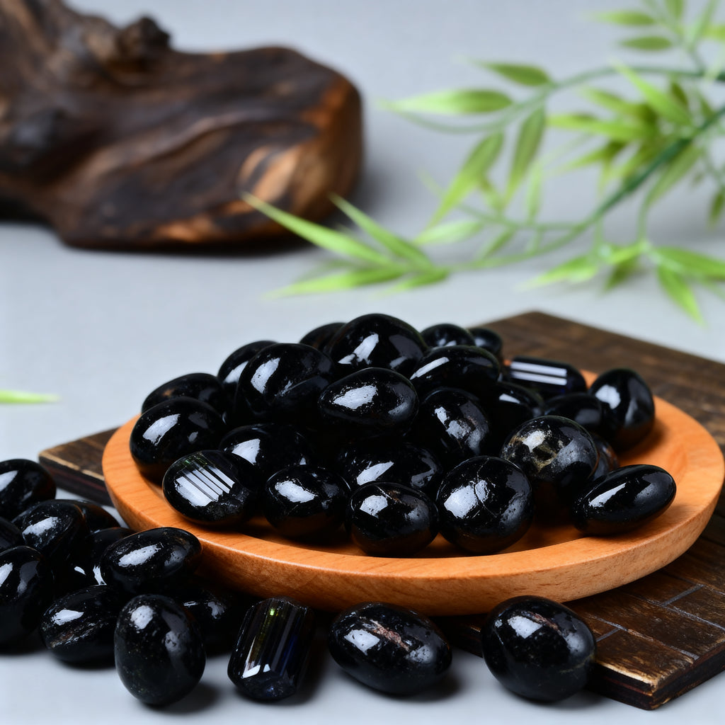 Black Tourmaline Tumbled Stone 3