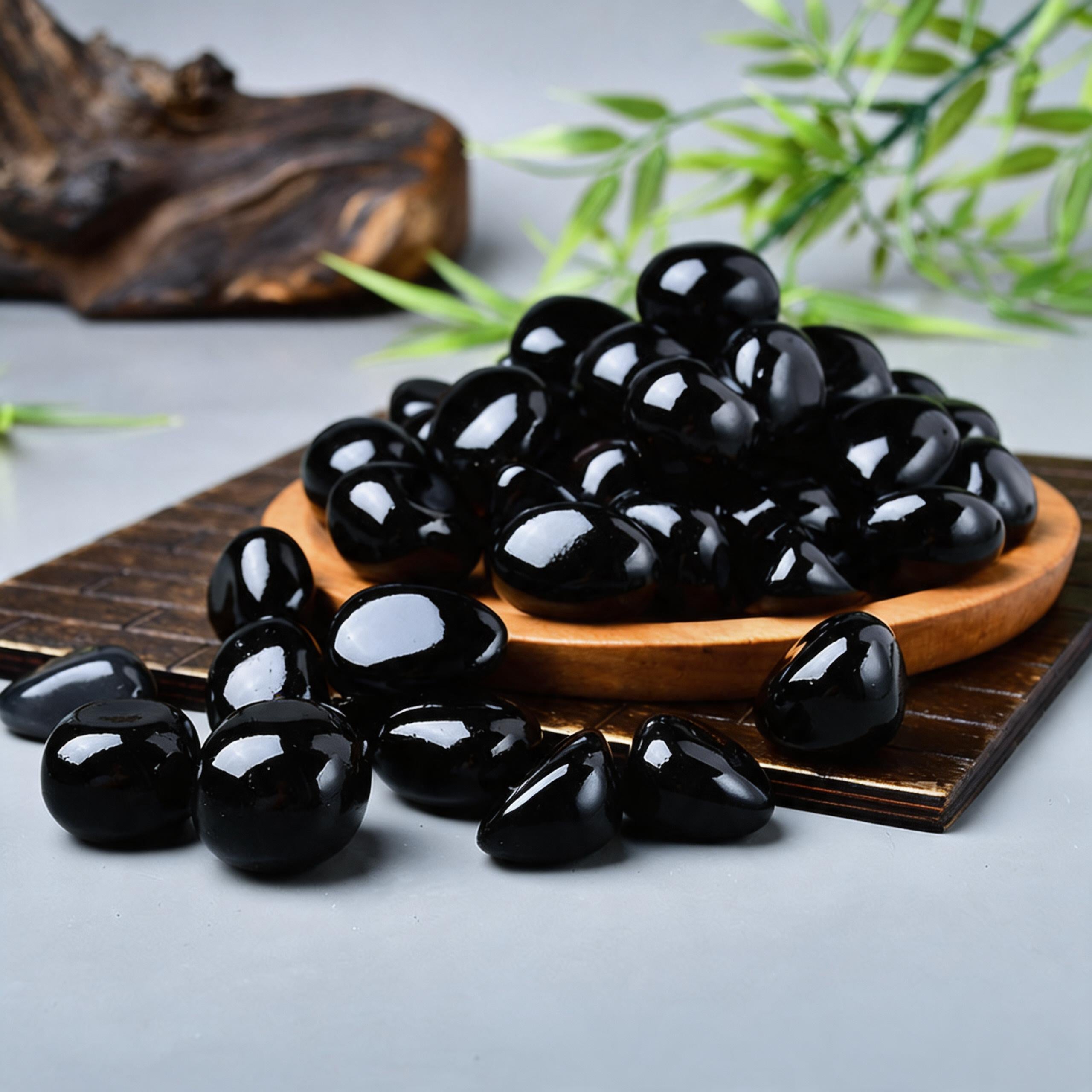 Black Obsidian Tumbled Stone 2
