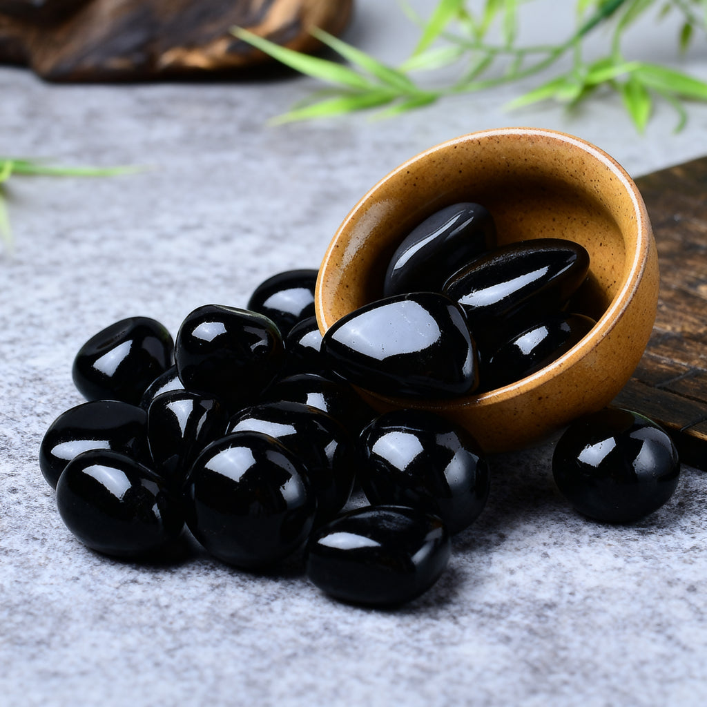 Black Obsidian Tumbled Stone 3