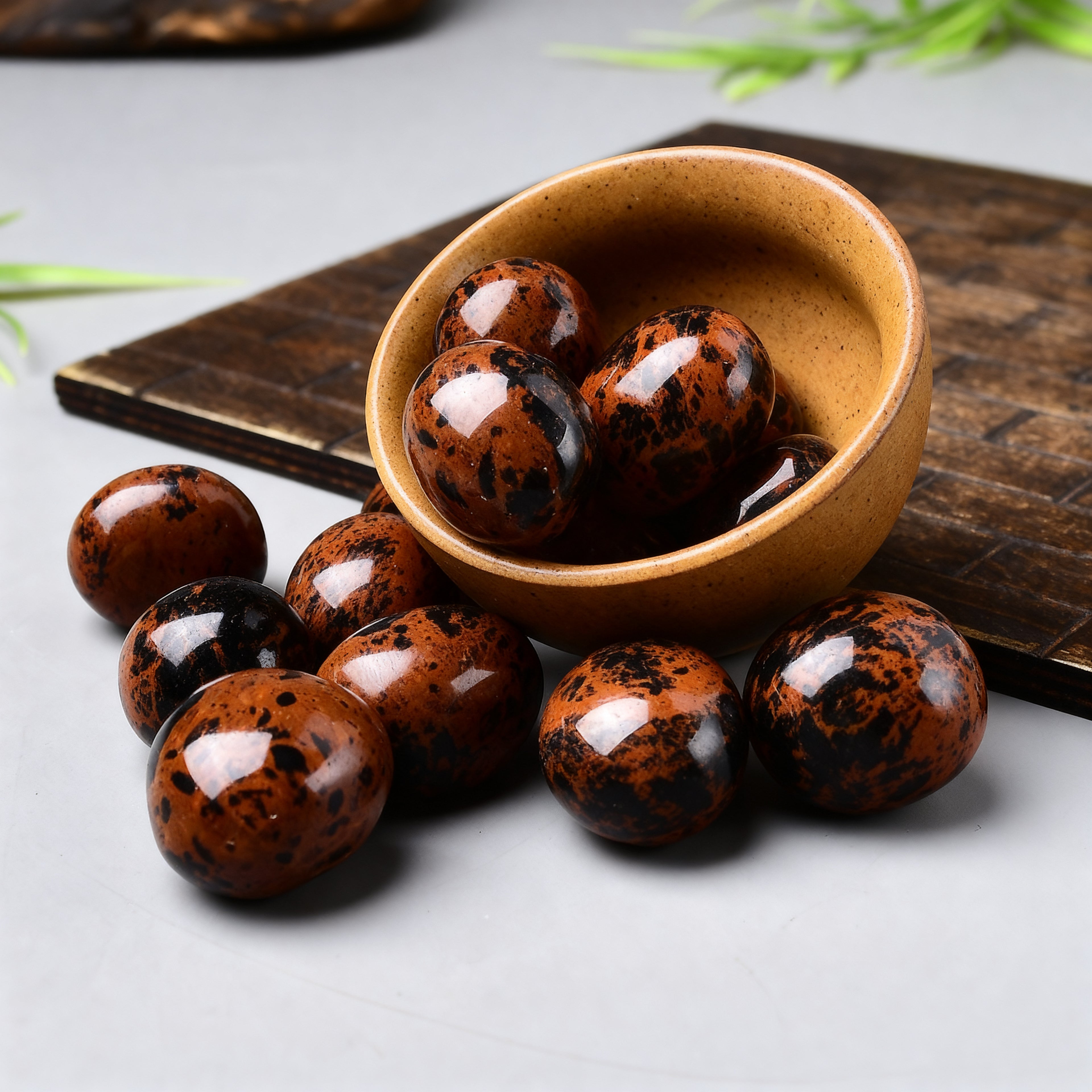 Red Obsidian Tumbled Stone 3