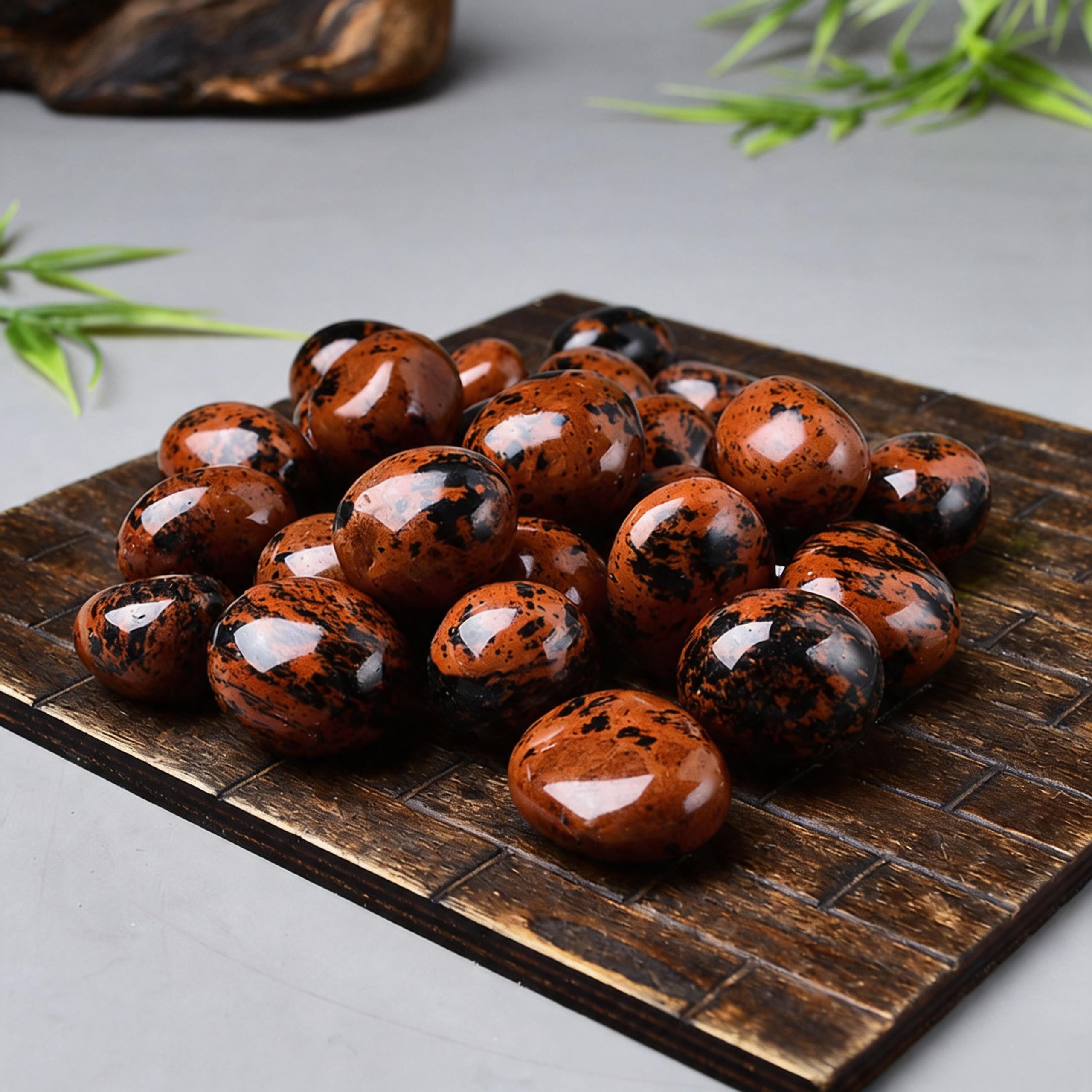 Red Obsidian Tumbled Stone 4