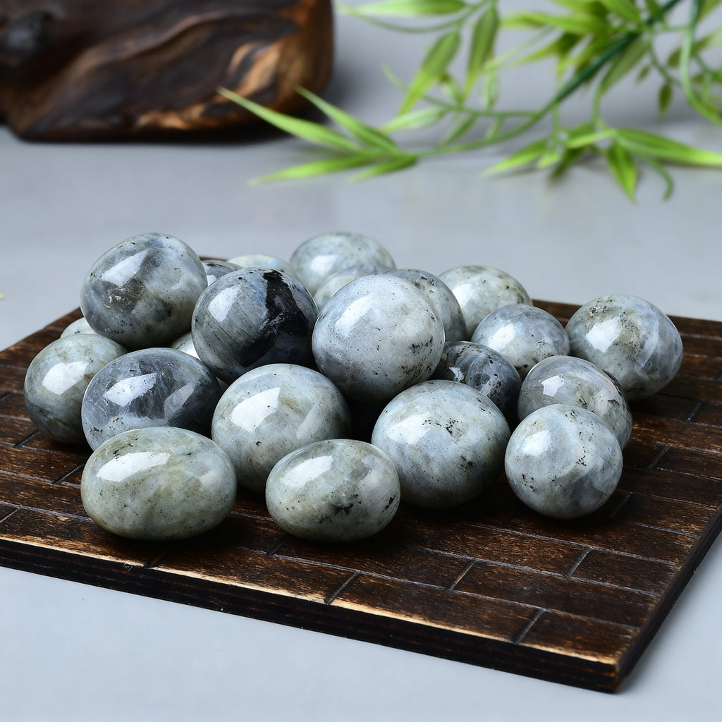 Gray Moonstone Tumbled Stone 3
