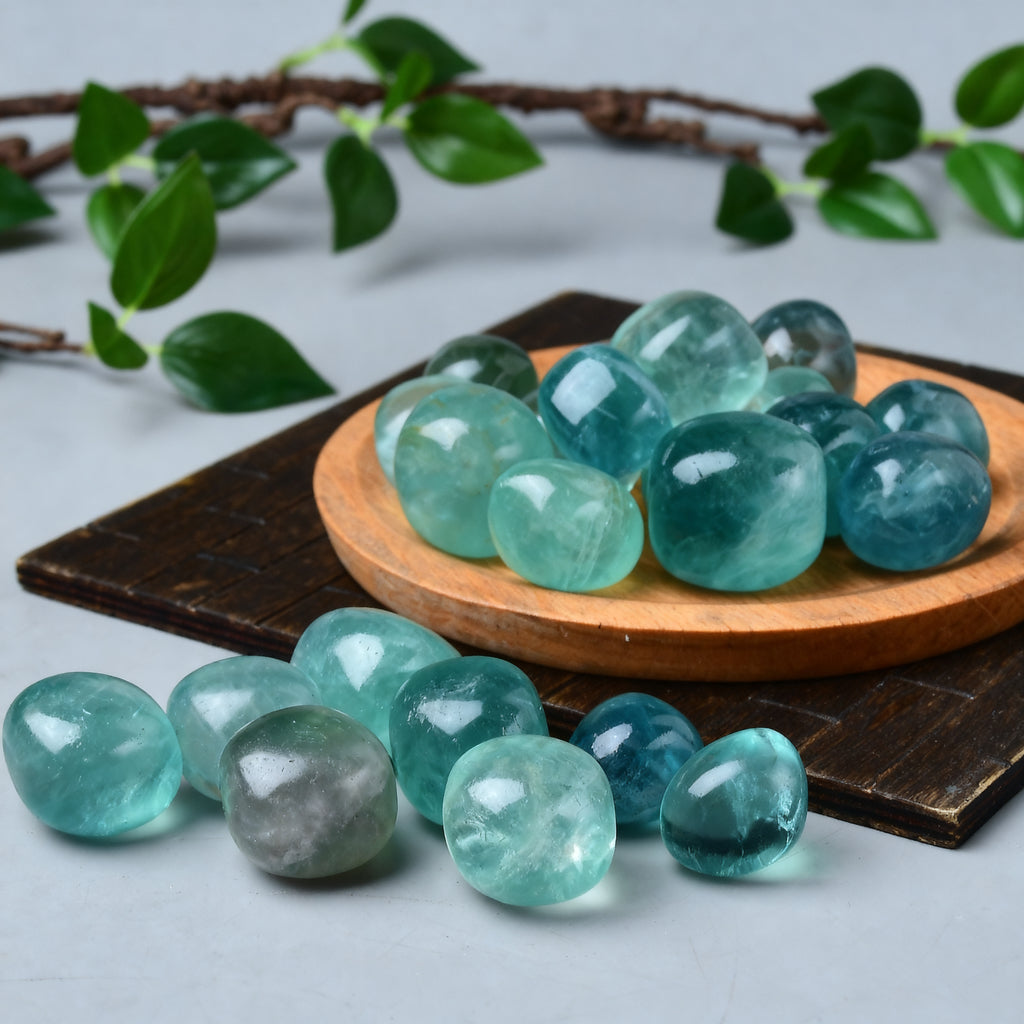 Green Fluorite Tumbled Stone 2