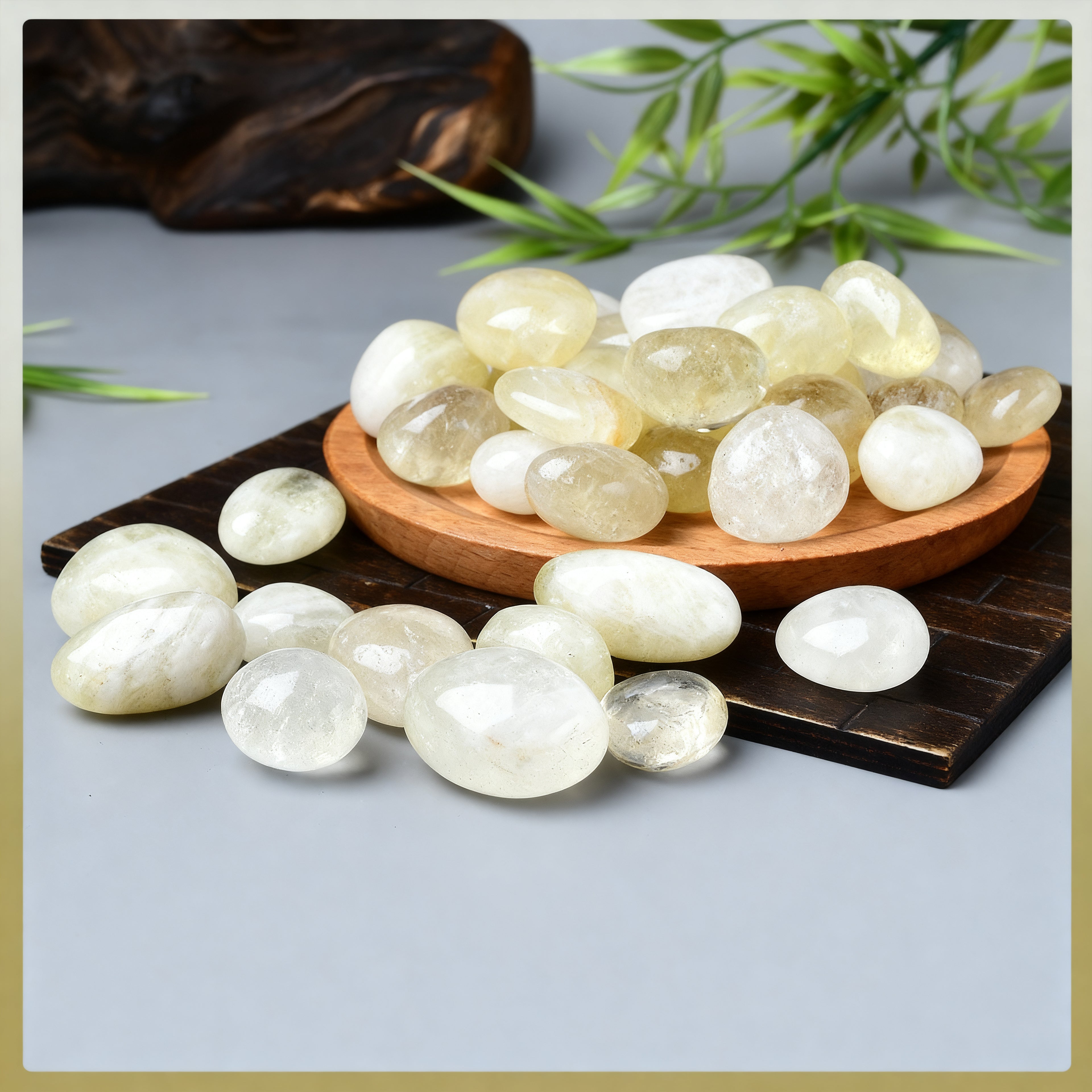 Lemon Quartz Tumbled Stone 4