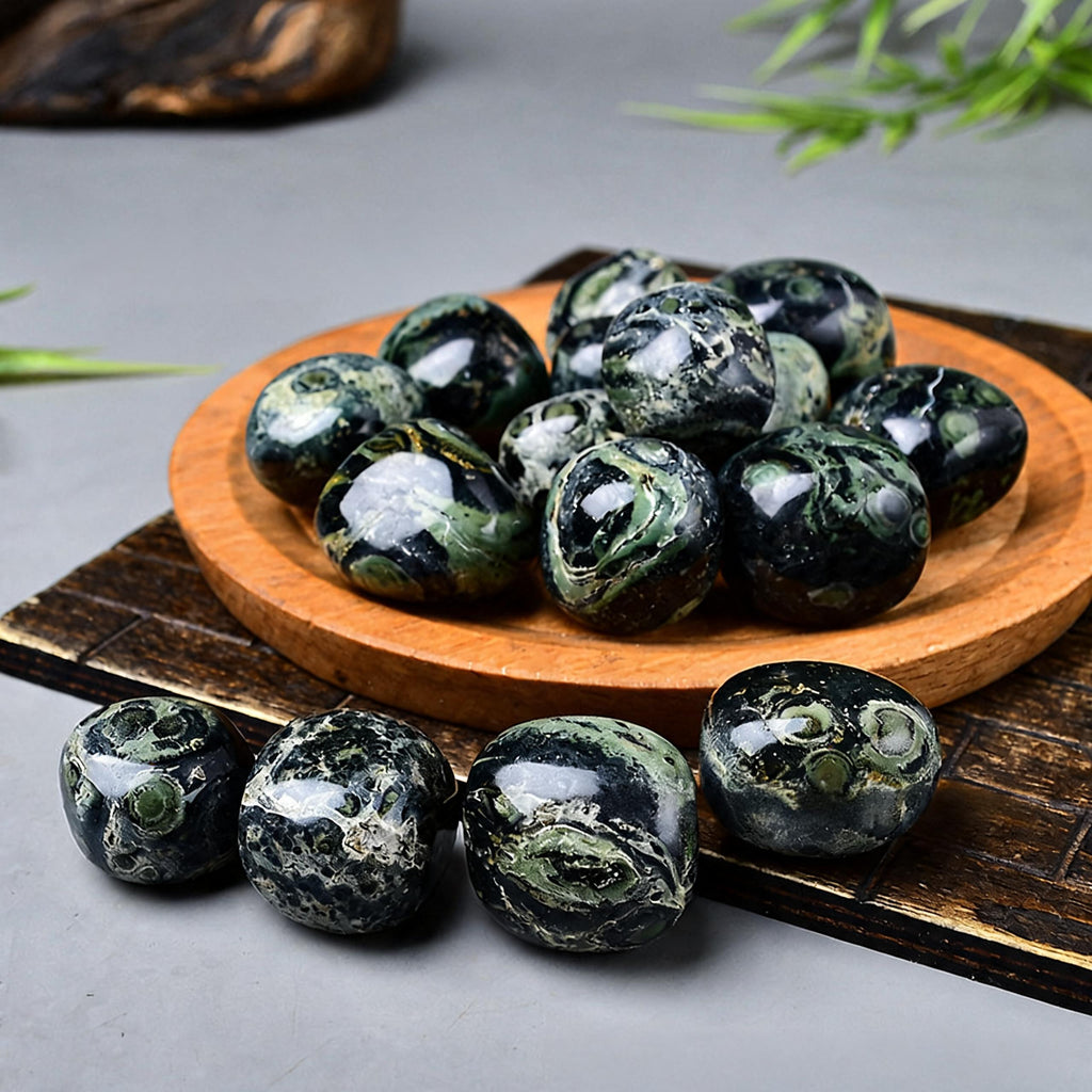 Kambaba Jasper Tumbled Stone 4