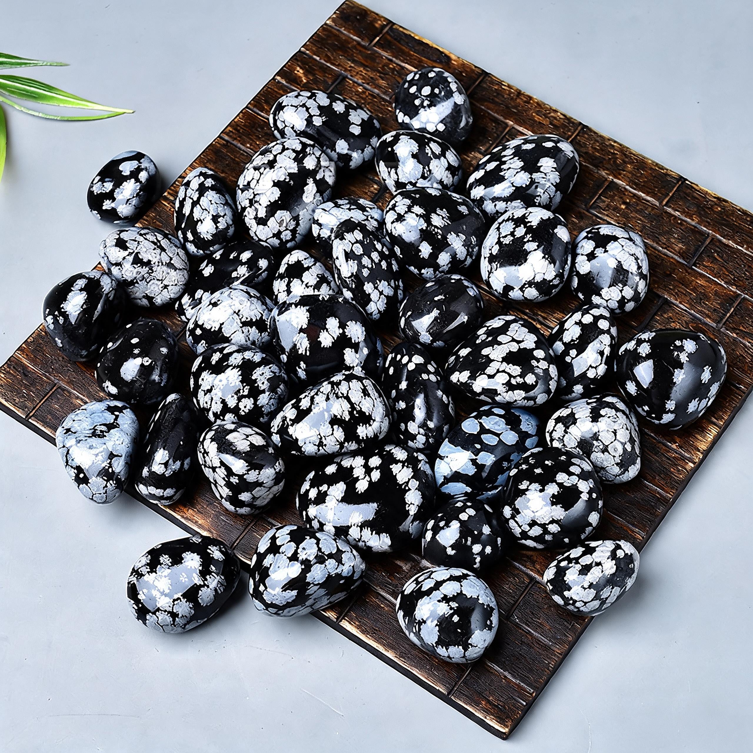 Snowflake Obsidian Tumbled Stone 3