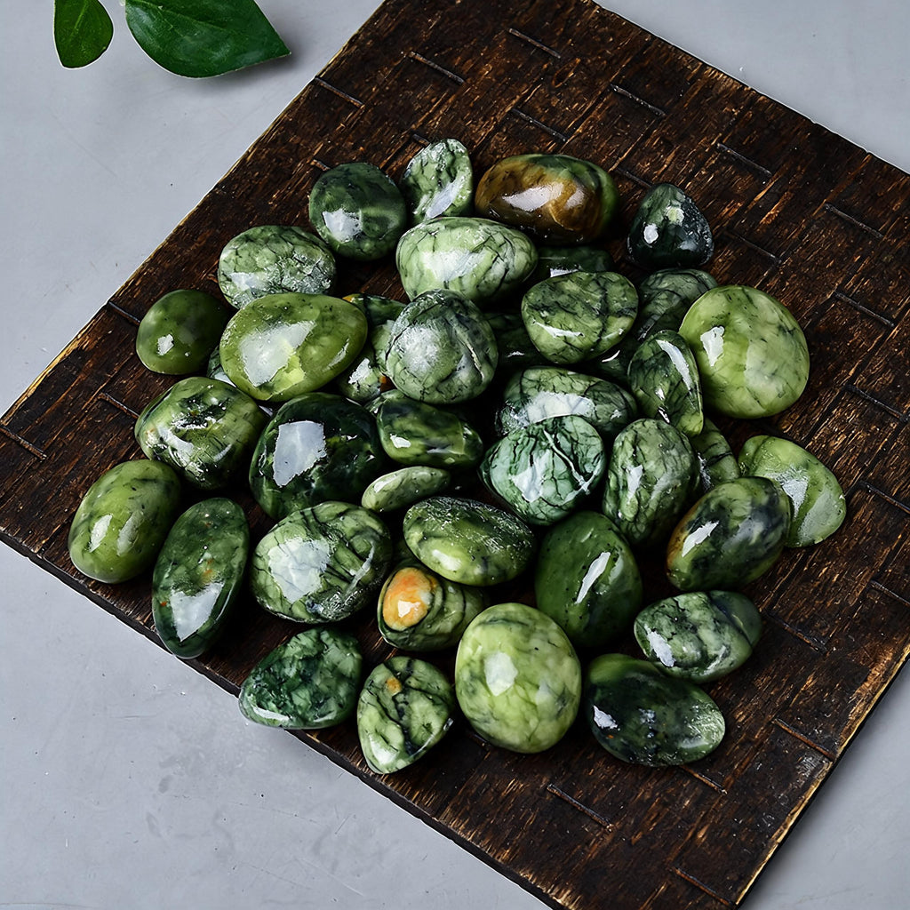 Medicine King Stone (Serpentine Jade) Tumbled Stone 5