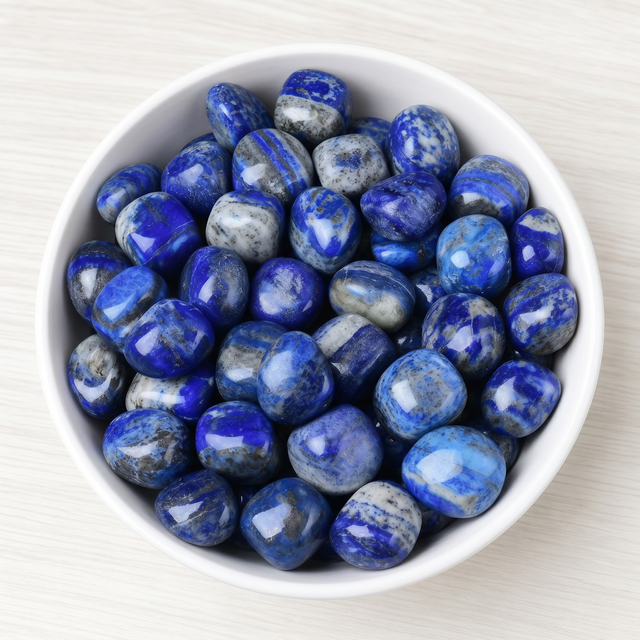 Afghan Lapis Lazuli Tumbled Stone