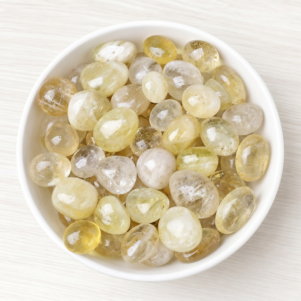 Lemon Quartz Tumbled Stone