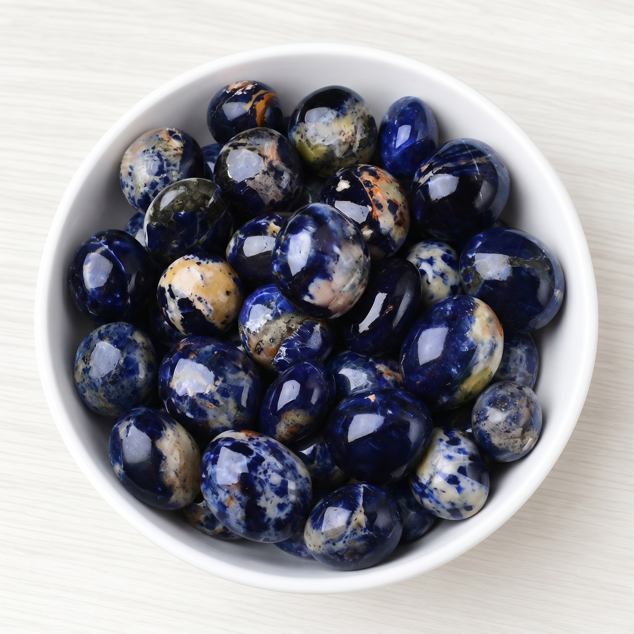 Blue Lace Agate Tumbled Stone