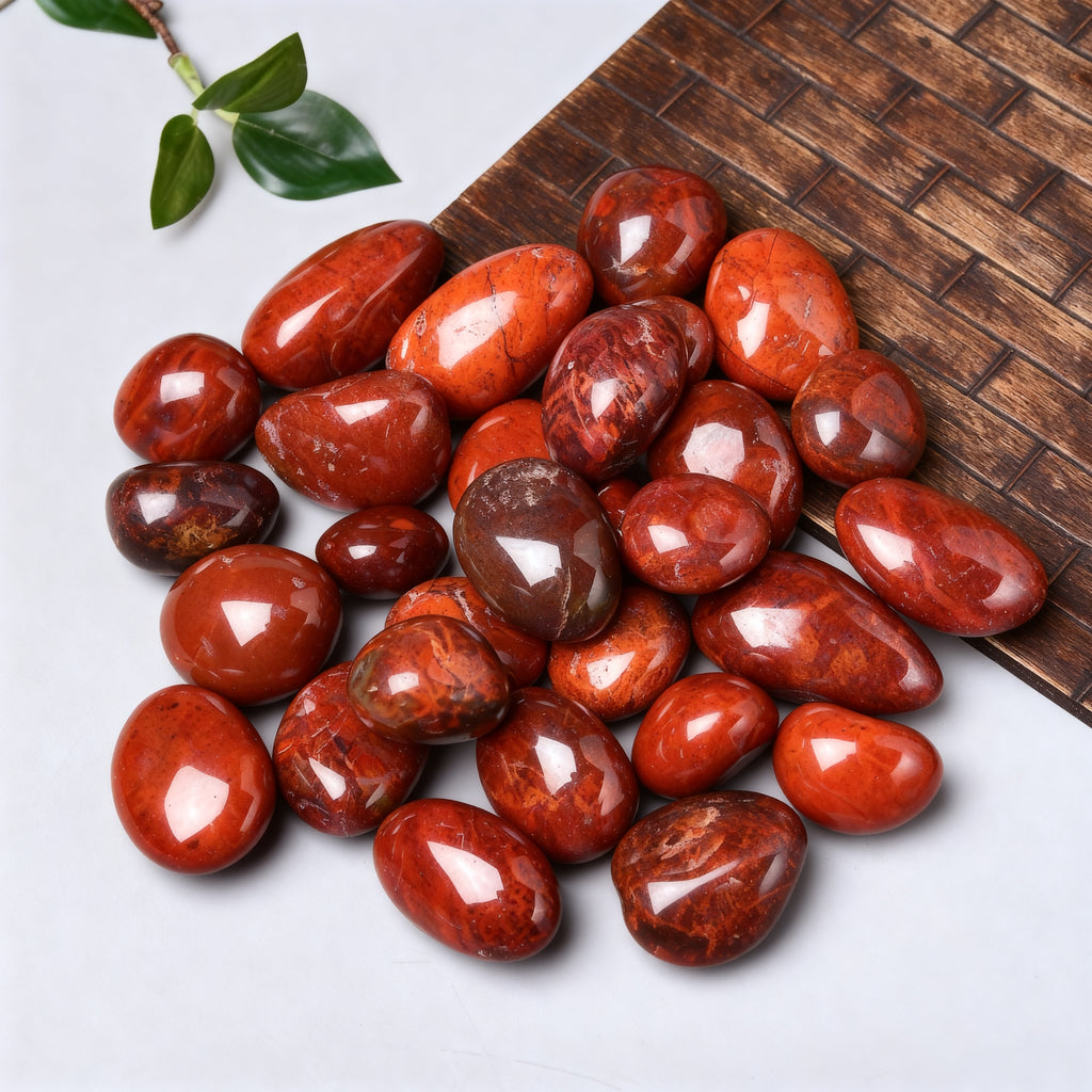 Chicken-Blood Stone Tumbled Stone 5