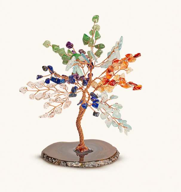 Strength & Growth - Chakra Feng Shui Tree crystal stone 2025