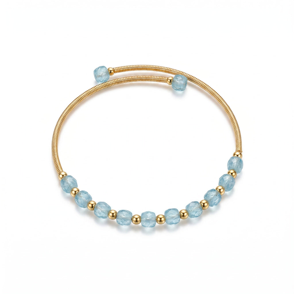 Mother of Pearl Bracelet in 18K Gold Plated Copper