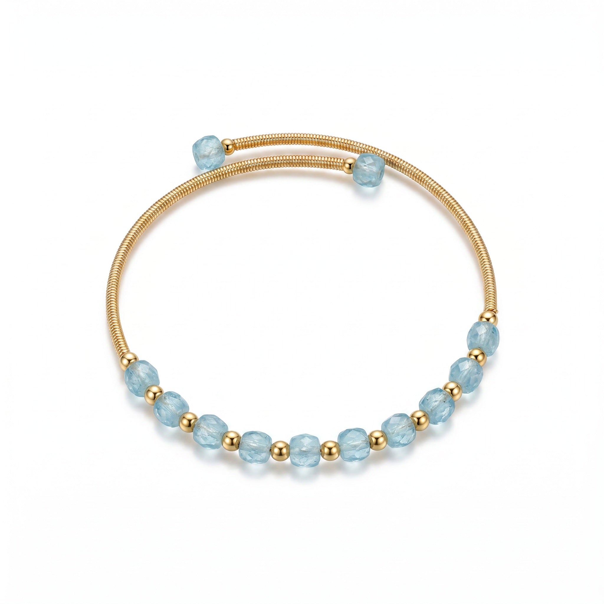 Mother of Pearl Bracelet in 18K Gold Plated Copper