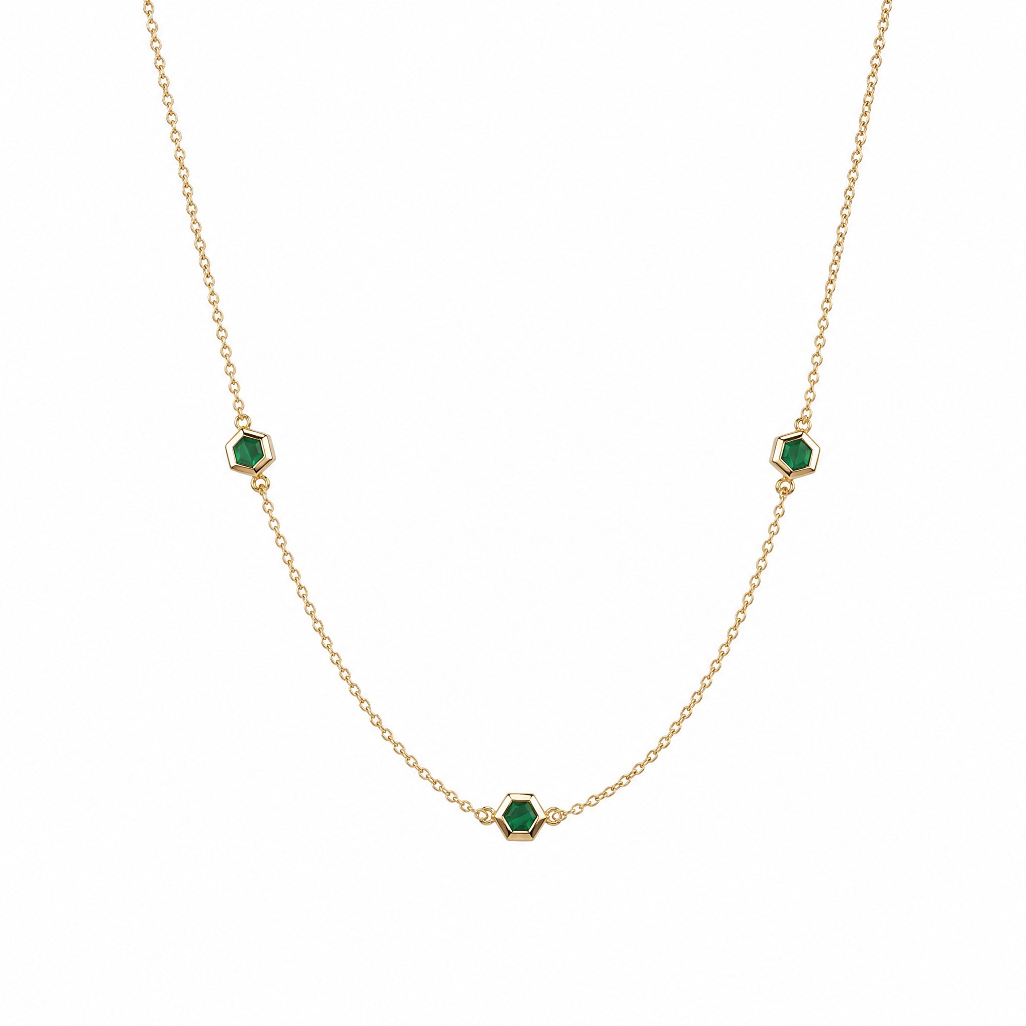 triple-hexagon-green-crystal-necklace-in-18k-gold-plated-copper